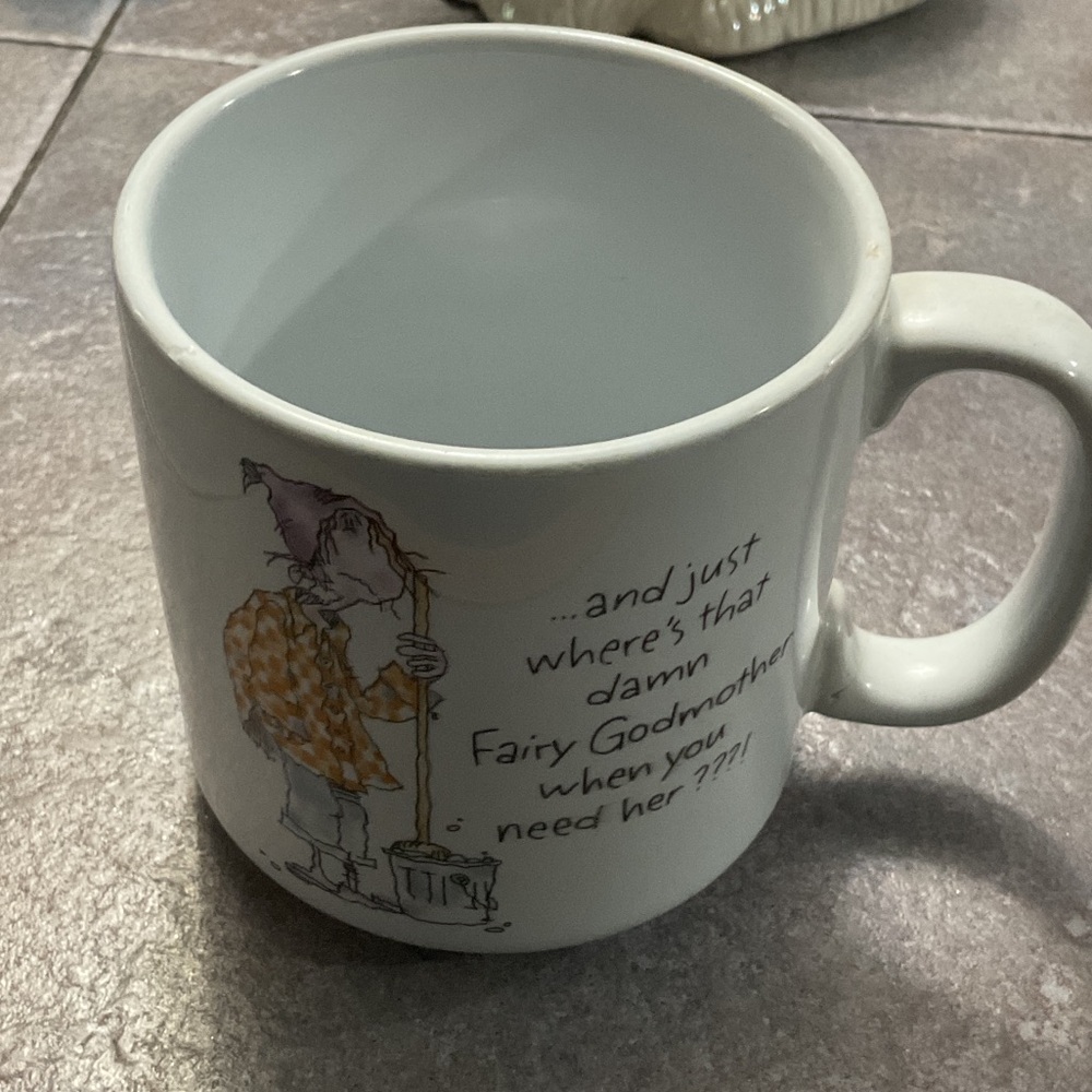 Charming White Fairy Godmother Mug
